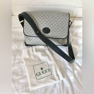 Gucci GG Shoulder Bag Navy Blue